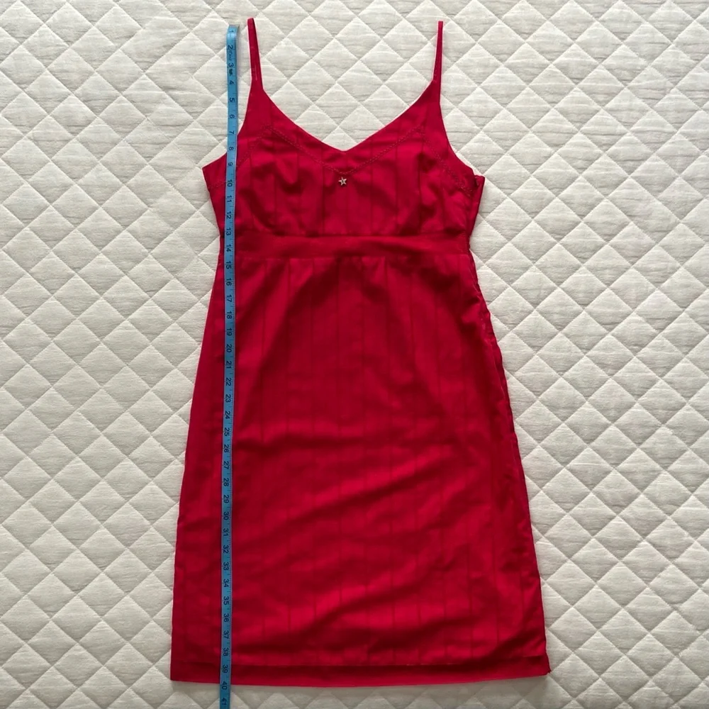 💋 Tommy Hilfiger, Vintage Kiss Me Crimson Midi Dress - Picture 11 of 11